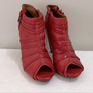 Miz Mooz Red Heeled Boot